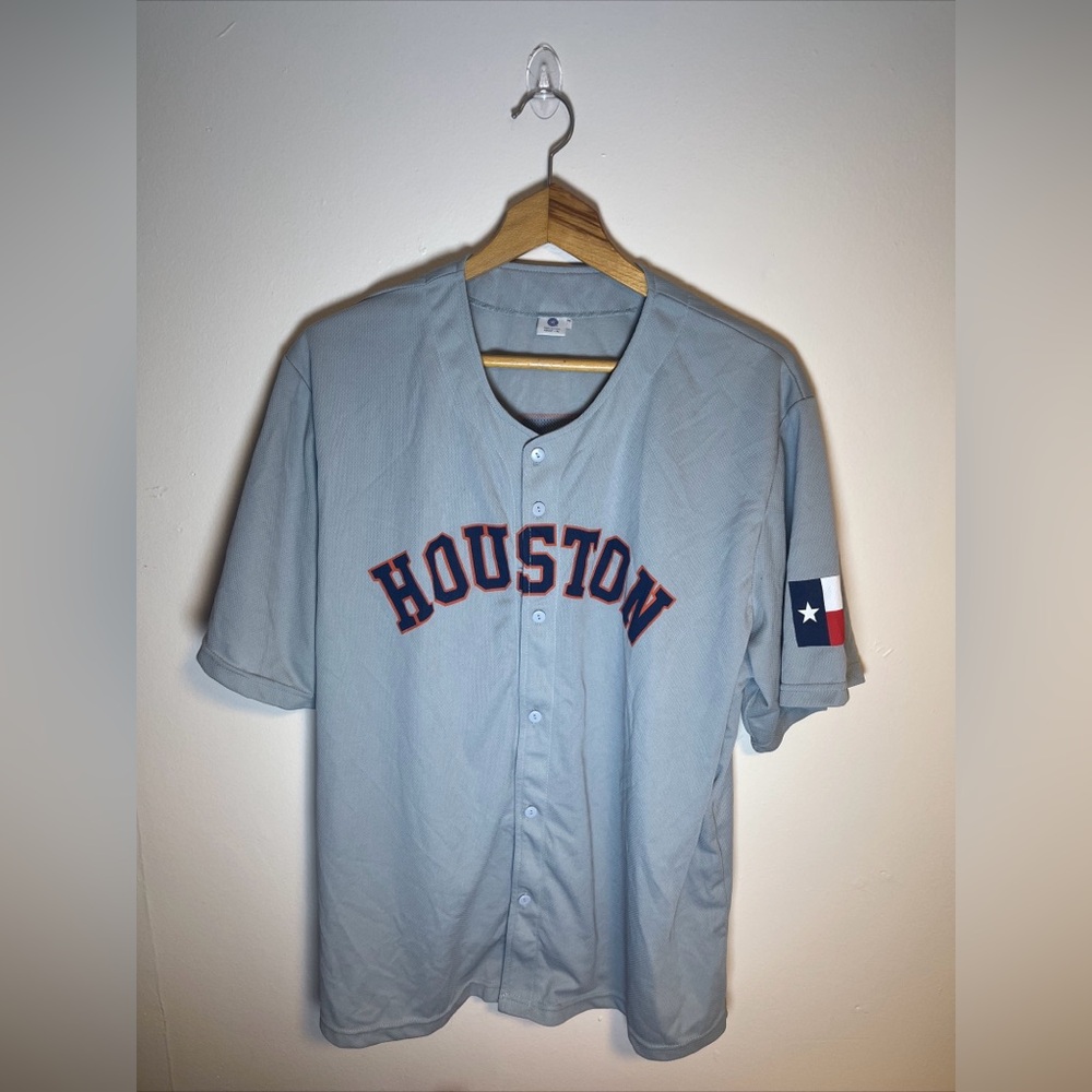 Houston Astros Jersey Mens XL Grey No. 2 Alex Bregman Stadium Giveaway Coca Cola